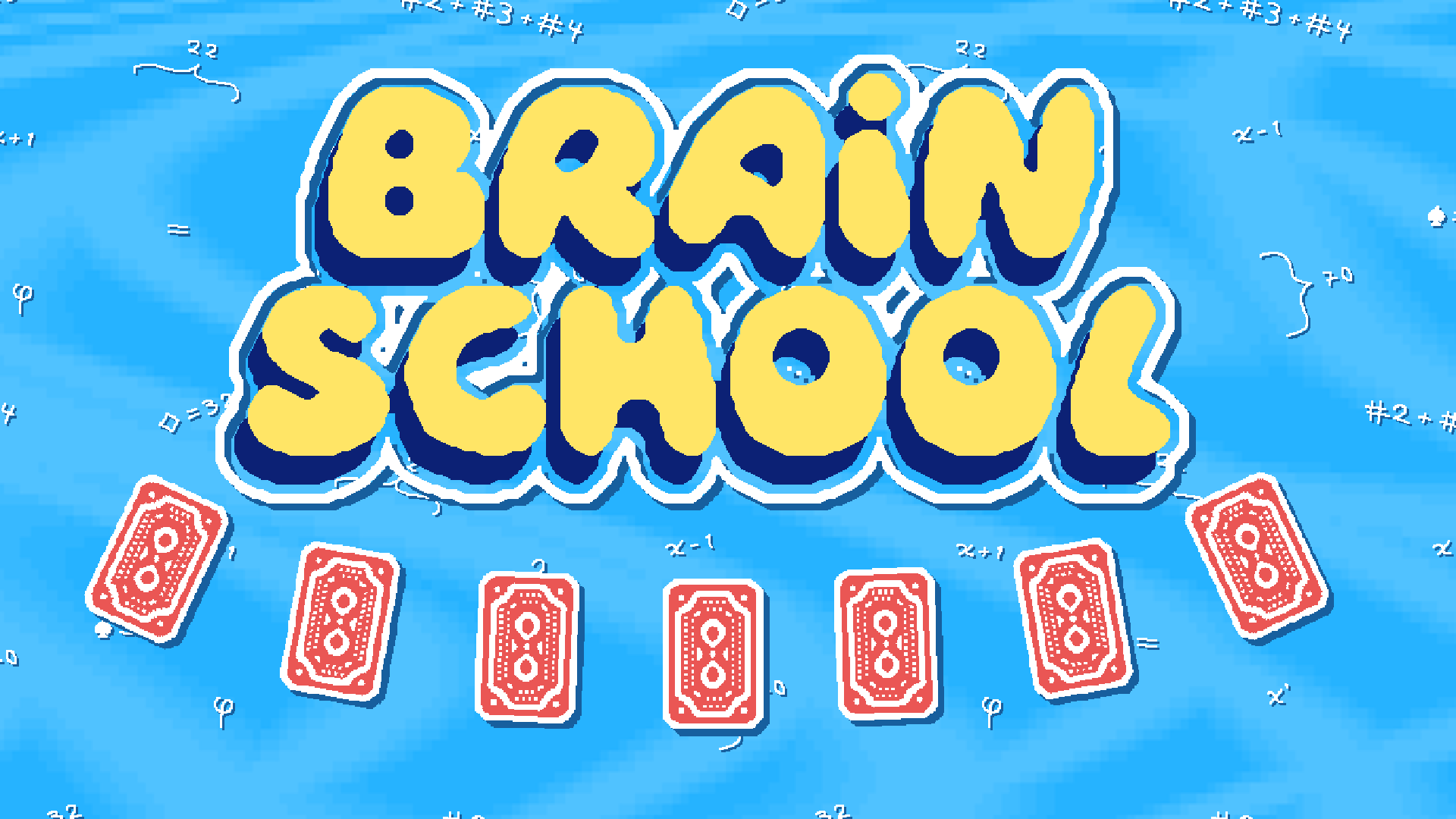Gameplay screenshot from Brain School showing isometric puzzle elements