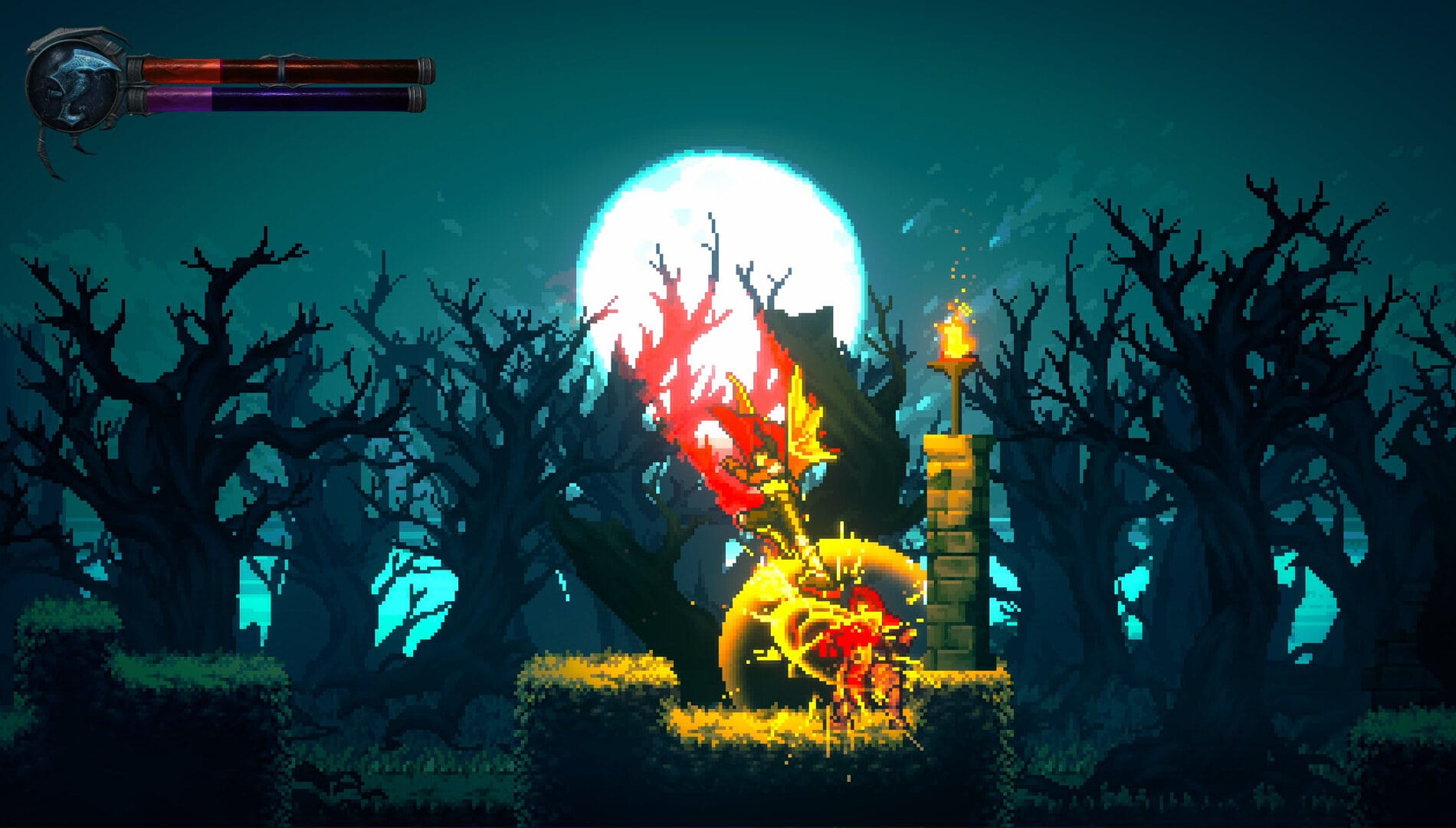 Legacy of Kain: Ascendance Screenshot showing 2D gameplay