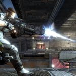 Beta screenshot showing early HUD elements in Fracture