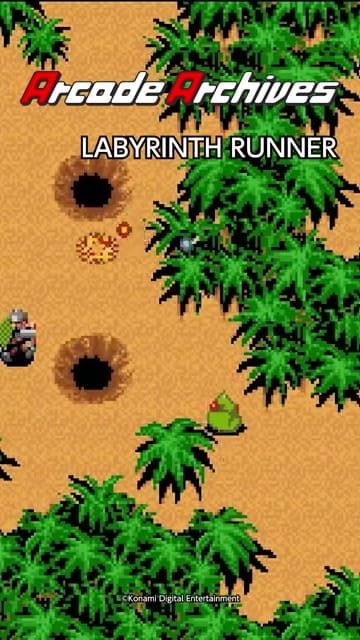The player character fires a projectile at a green slime enemy near a pit.