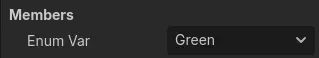 The Godot Remote Tree Inspector showing named enums instead of integers