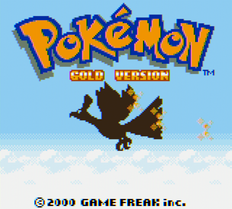 Pokémon Gold running on SameBoy