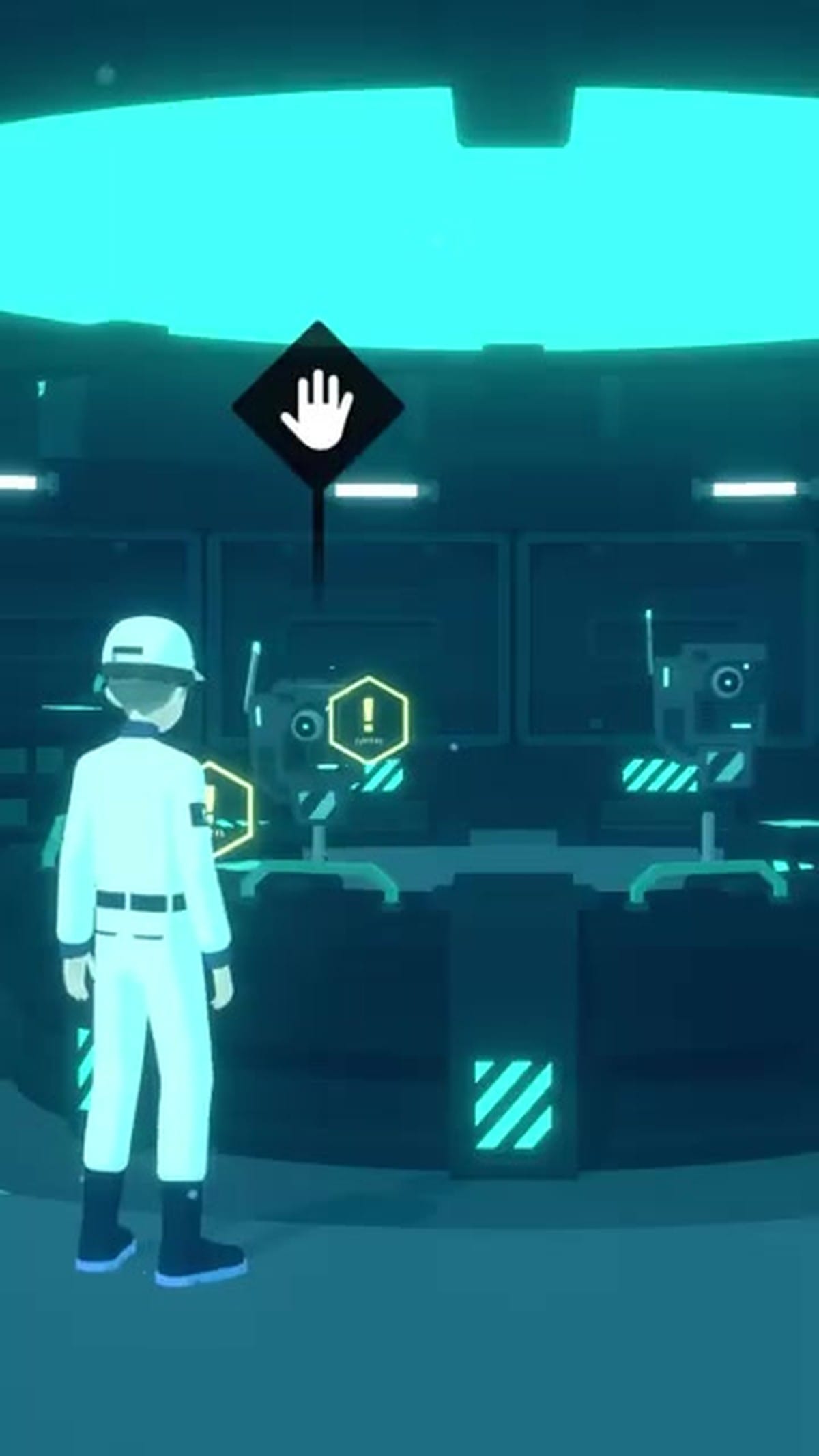 A close-up of the puzzle hacking interface showing nodes and red connection lines.