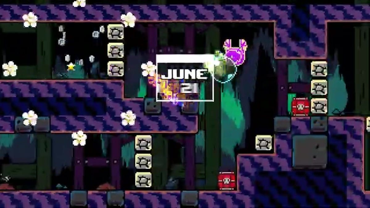 A calendar animation showing the date shifting from May 28 to June 22.