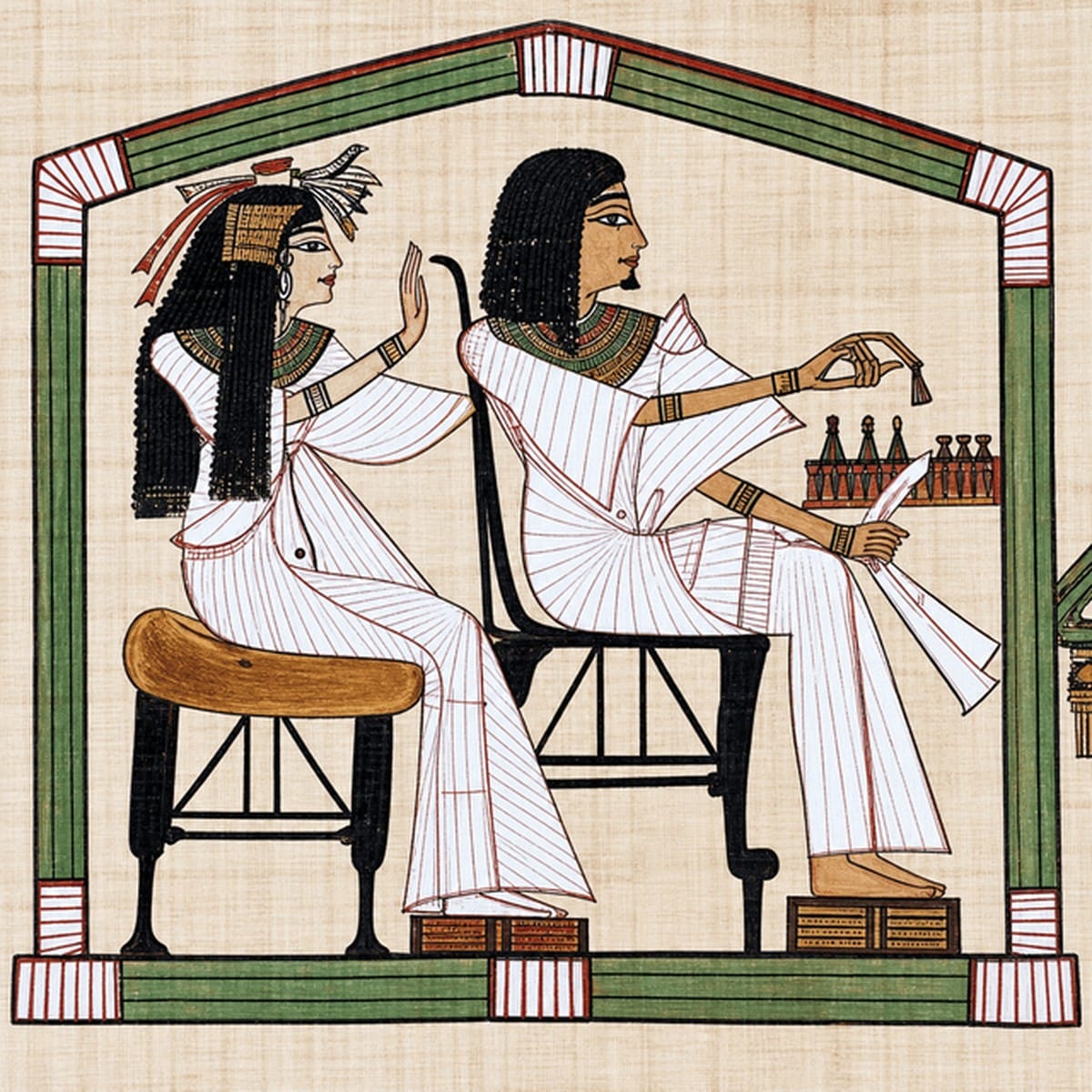 Senet board game interface