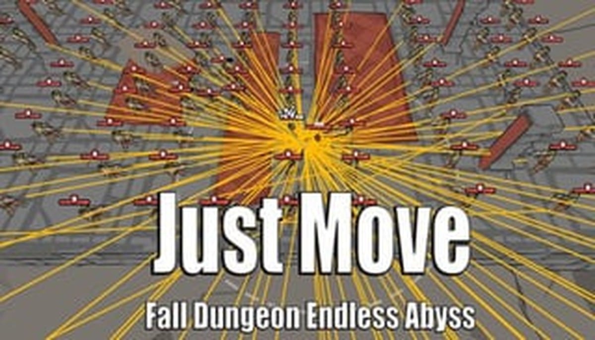 Just Move Fall Dungeon Endless Abyss gameplay