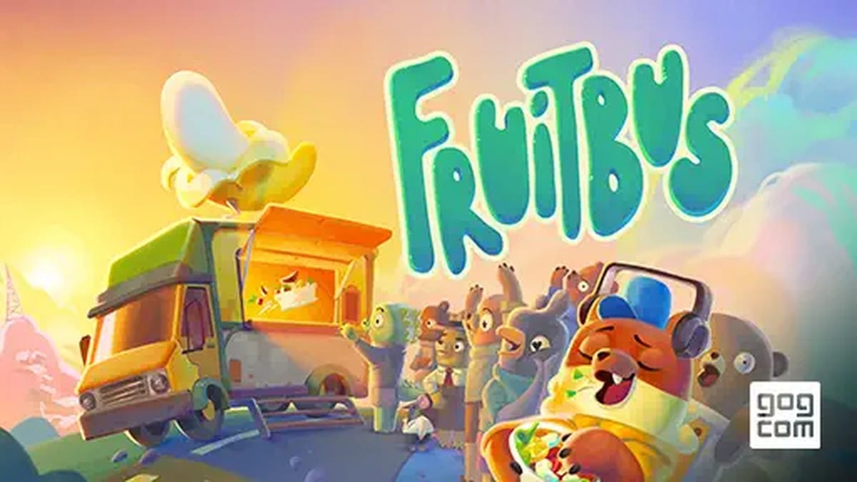 Fruitbus game art showing a food truck