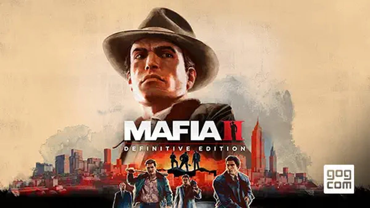 Mafia II cover art showing Vito Scaletta holding a gun