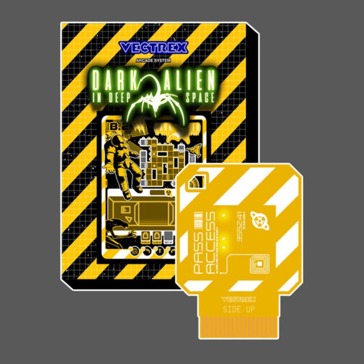 Dark Alien in Deep Space - Teria Version - Vectrex Game