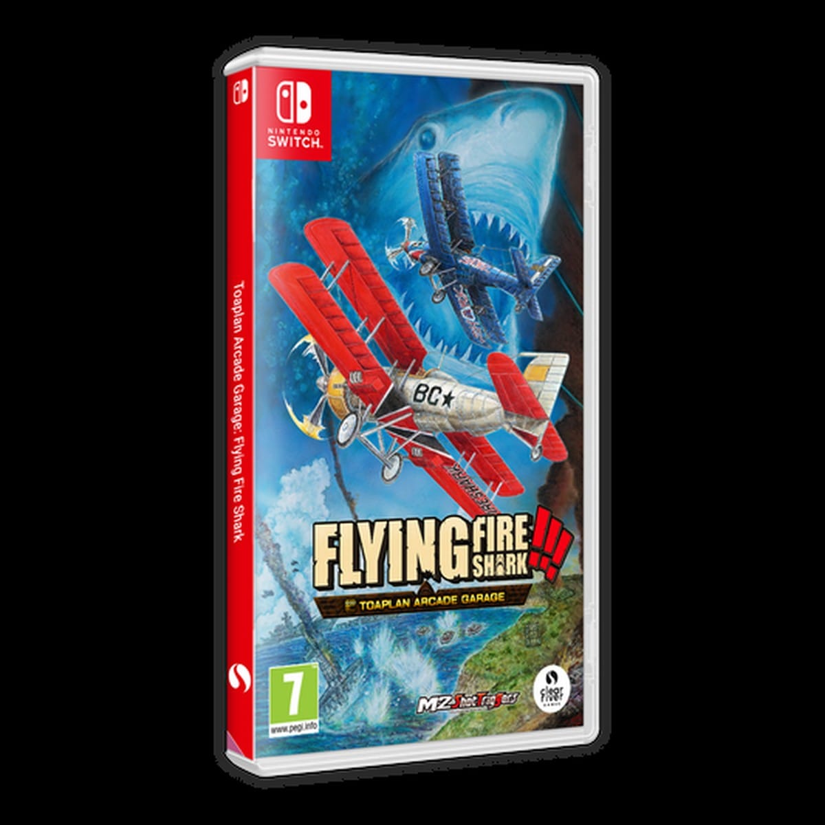 Toaplan Arcade Garage: Flying Fire Shark physical Switch case
