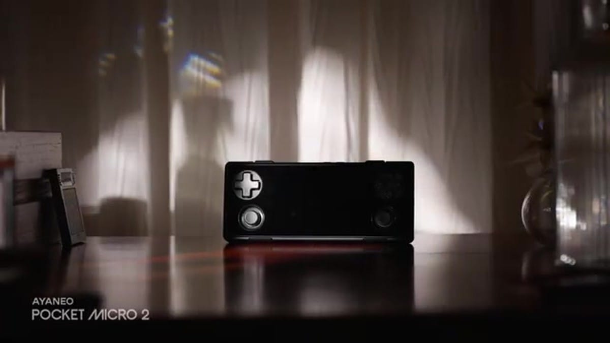 Close-up of the front face of the black Pocket MICRO 2 unit.