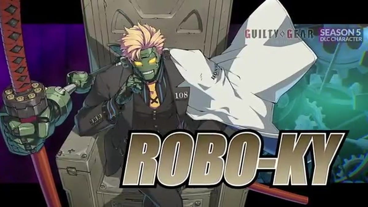 Robo-Ky's official character reveal splash screen.