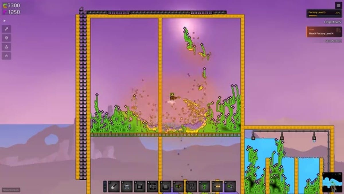 The player character standing before a large, mysterious stone monument underground.