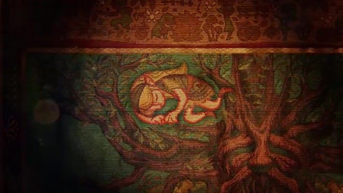 A high-fidelity 3D render of Link sleeping in his bed in Kokiri Forest.