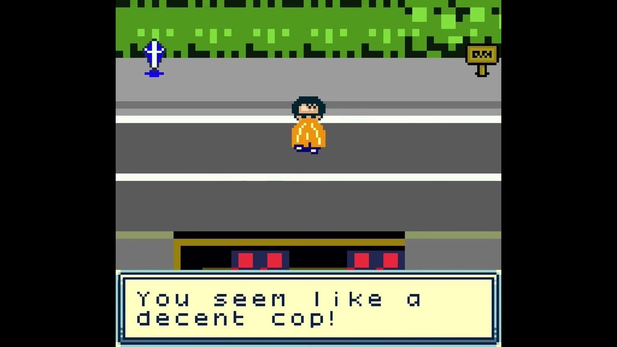 Title card highlighting the morality system: 'CHOOSE YOUR PATH: GOOD COP OR BAD COP!'