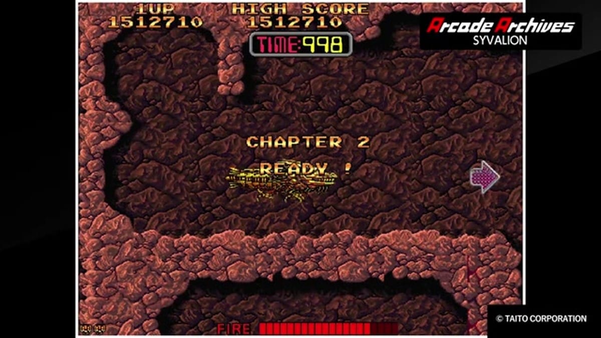 The Chapter 2 Ready screen showing a shift to a cavernous rocky environment