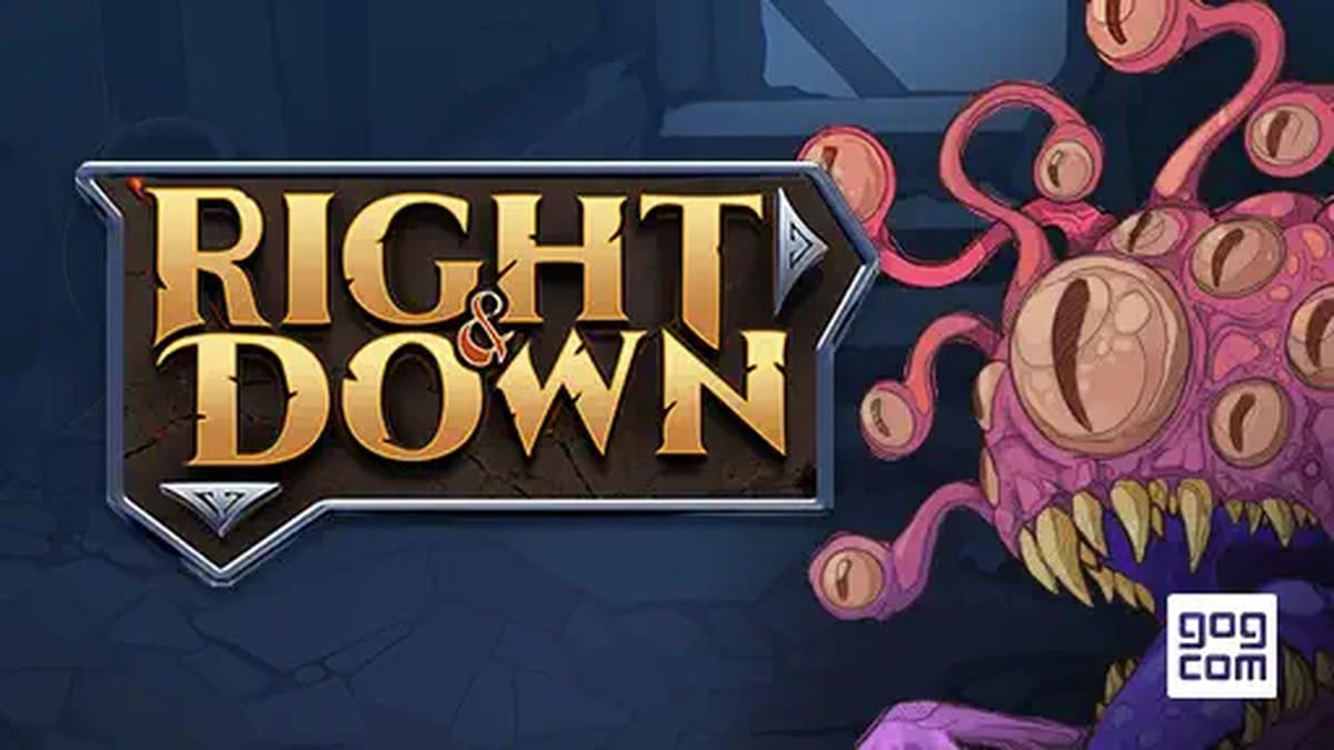 Right and Down key art