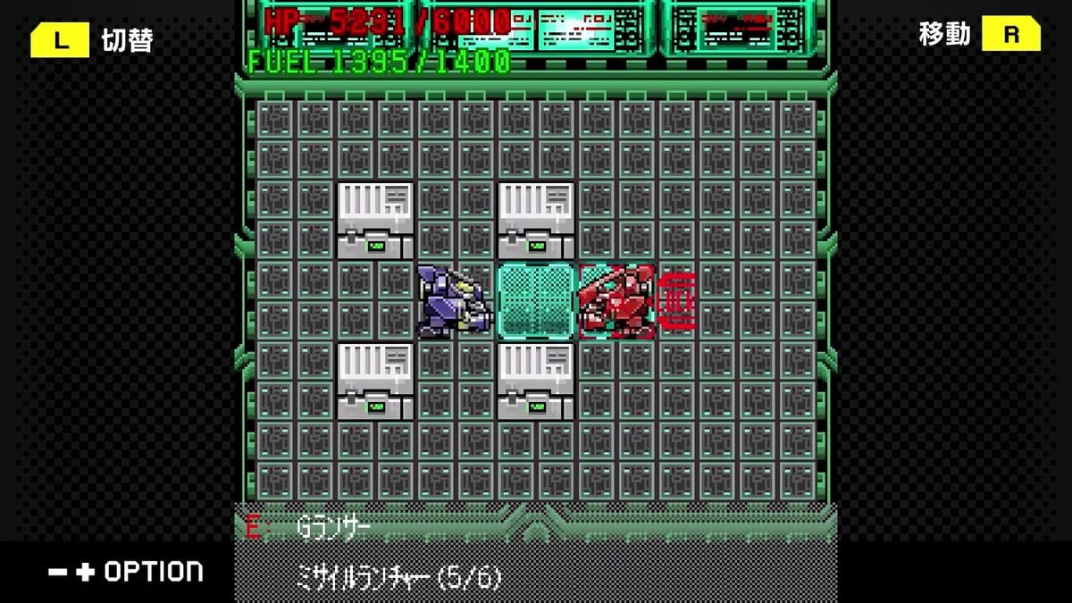 Arena battle sequence showing one-on-one mecha combat and missile attack effects.