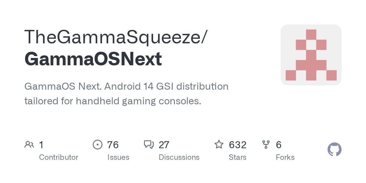 GammaOS Next release repository header