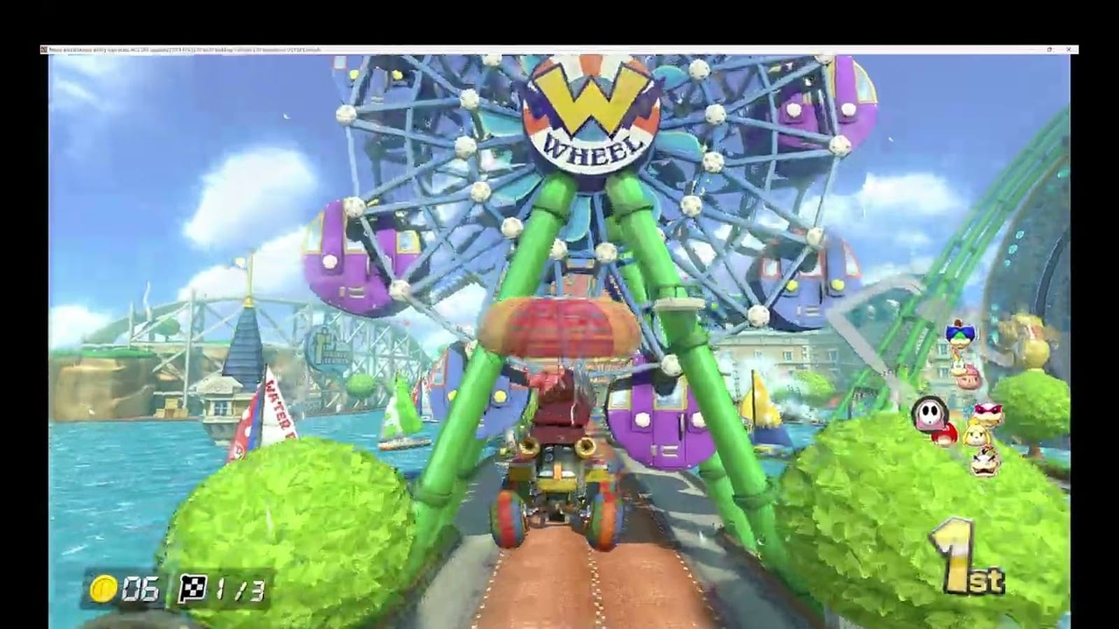 YouTube thumbnail for Mario Kart 8 Deluxe (1440p, 60 FPS) - Suyu Static Recompiled