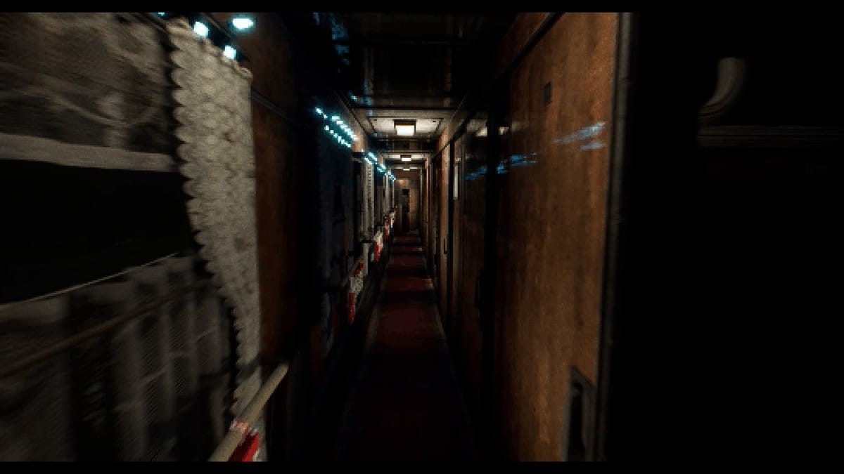 Express No. 6 gameplay hallway.