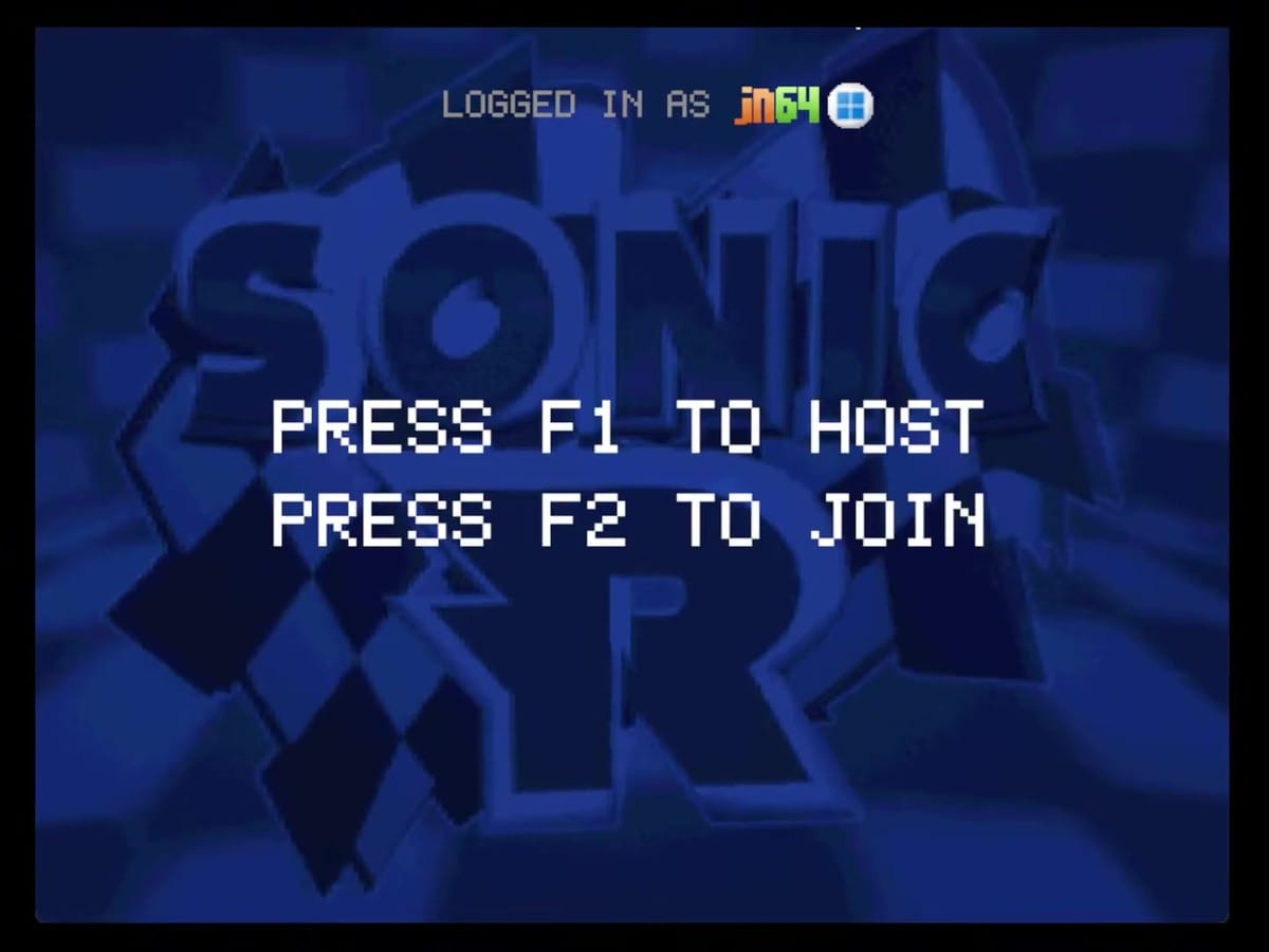 Online multiplayer network lobby session selection screen.