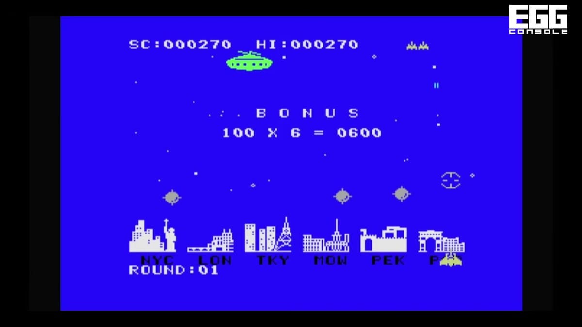 Round 1 completion screen displaying bonus points calculated based on surviving cities