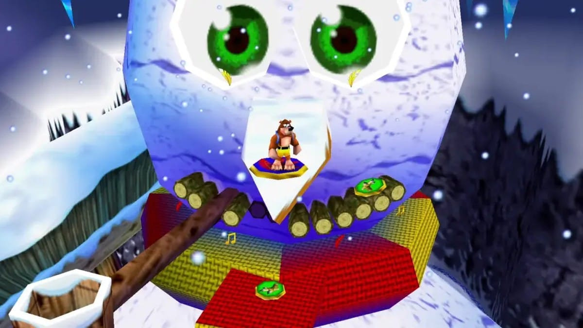 Banjo-Kazooie running natively on Evercade