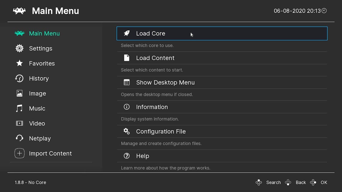 RetroArch screenshot (Steam)