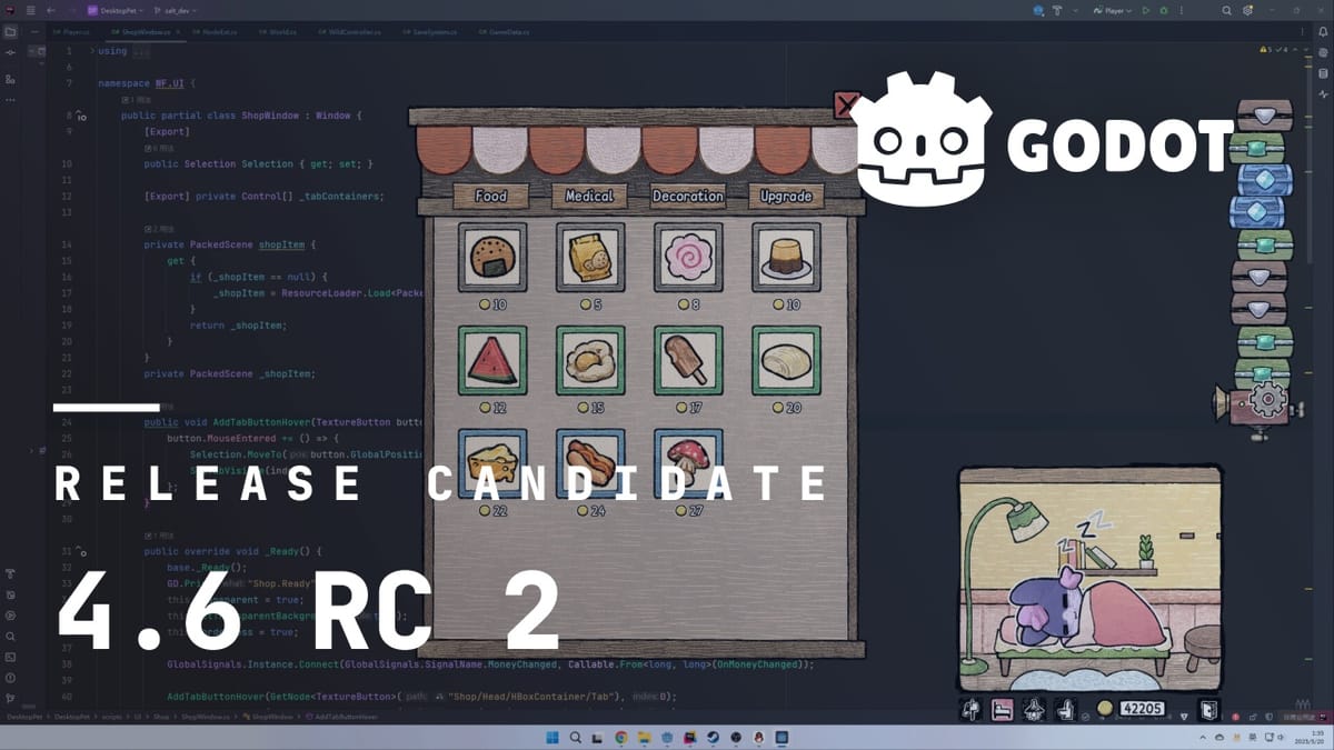 Godot 4.6 Release Candidate 2 arrives, signaling imminent stable launch