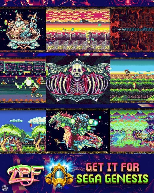 Mega Cat Studios releases new Sega Genesis shooter ZPF