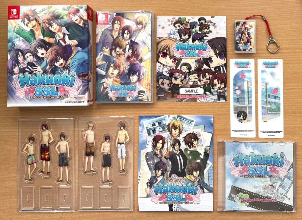 Hakuoki SSL ~Sweet School Life~ physical copies are shipping now