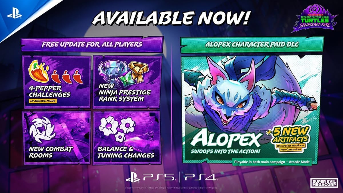 TMNT Splintered Fate just added Alopex to the roster