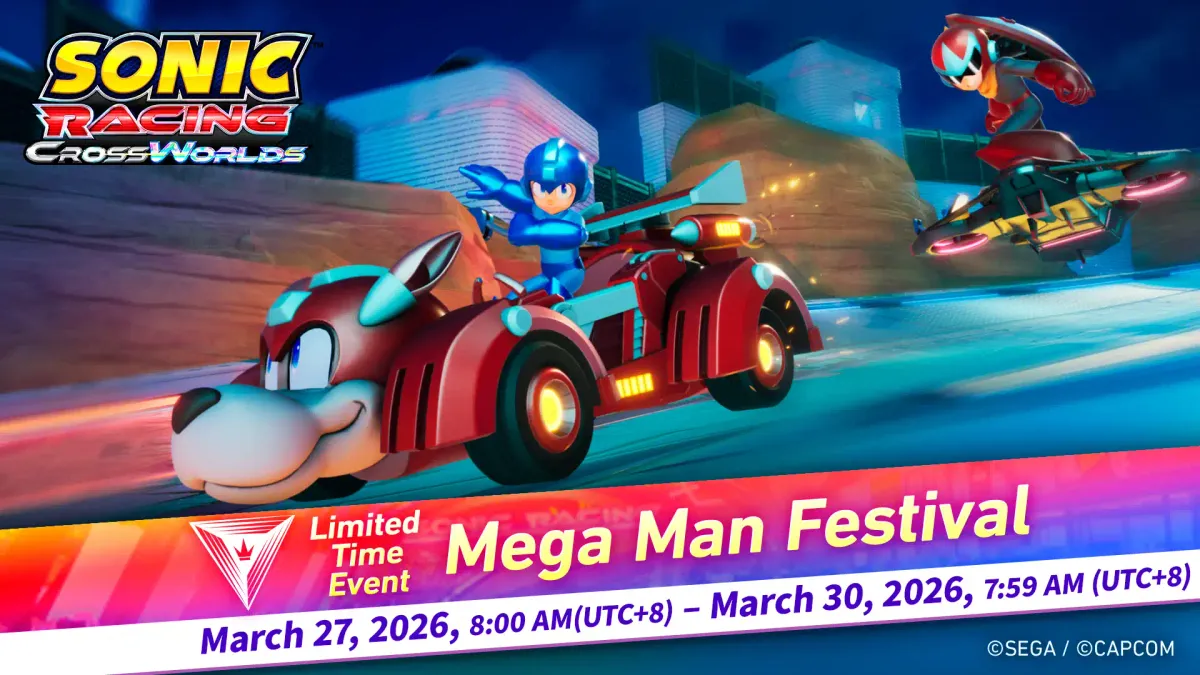 Mega Man and Proto Man just joined Sonic Racing: CrossWorlds