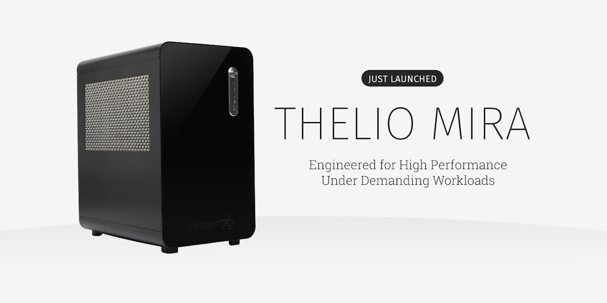 System76's new Thelio Mira desktop is here with RTX 5090 support