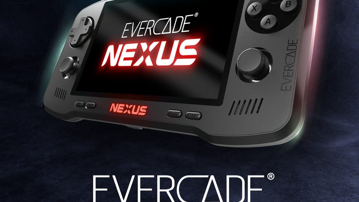 Evercade's new Nexus handheld adds dual sticks and wireless multiplayer