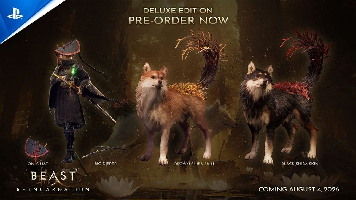 Beast of Reincarnation is getting Shiba Inu pre-order skins