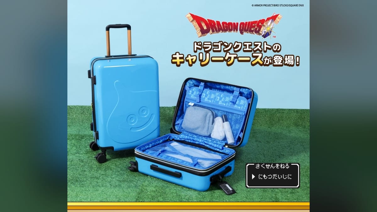 Dragon Quest's Slime suitcase covers are a cheap travel upgrade