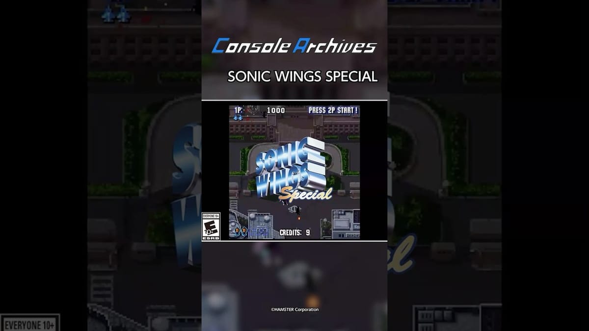 Sonic Wings Special just landed on modern consoles