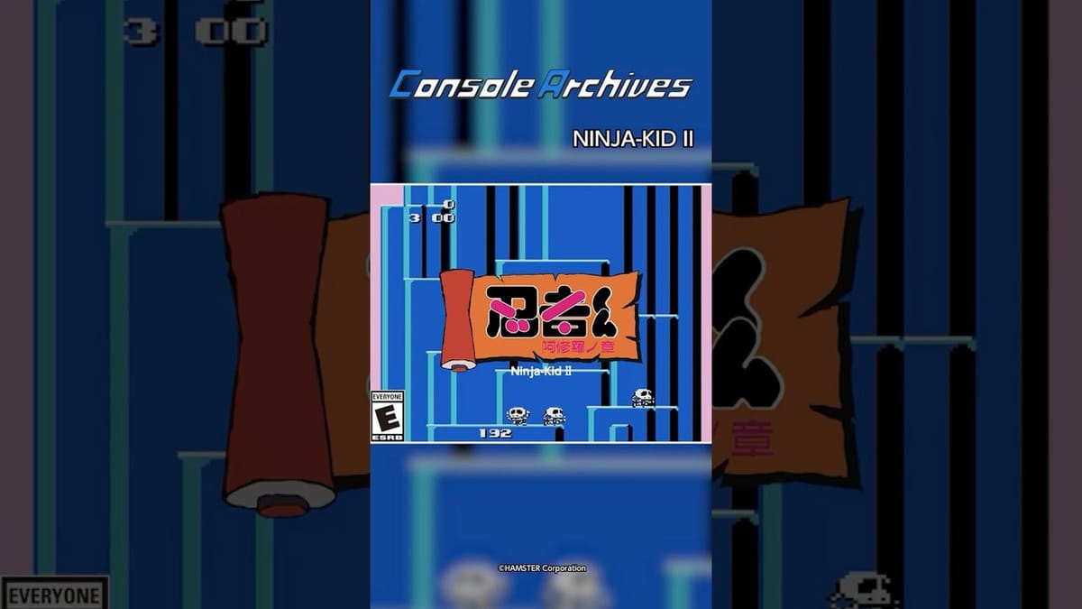 Hamster just released the Famicom port of Ninja-Kid II worldwide