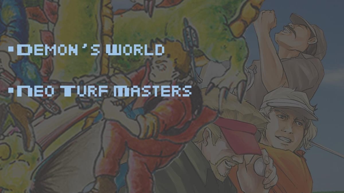 Retro Game Club: Demon's World, Neo Turf Masters
