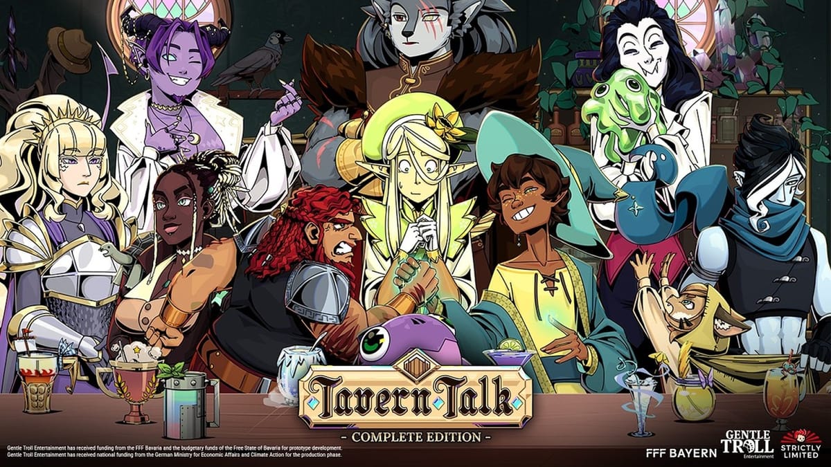 Tavern Talk is getting a physical Switch release loaded with tabletop gear