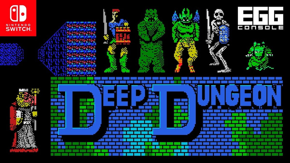 The MSX dungeon crawler Deep Dungeon is out now on Switch