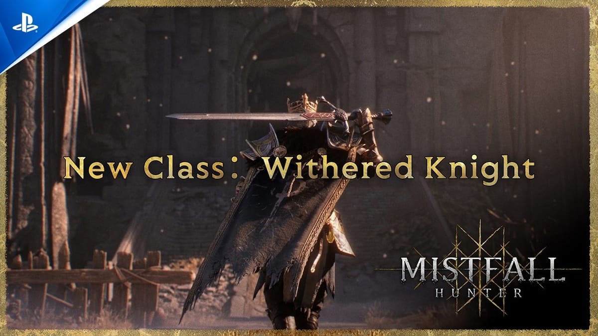 Mistfall Hunter just added the Withered Knight class for its open beta