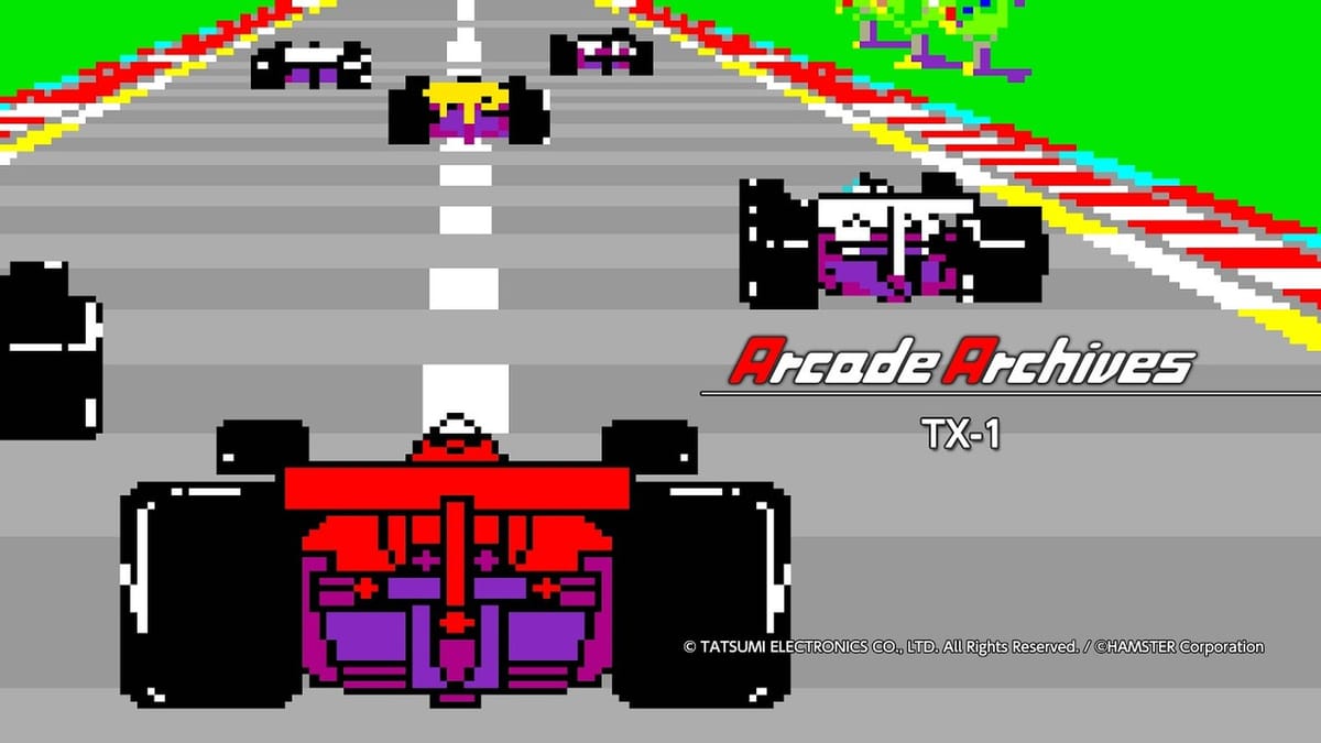 Arcade Archives adds Tatsumi's triple-screen 1983 racer TX-1