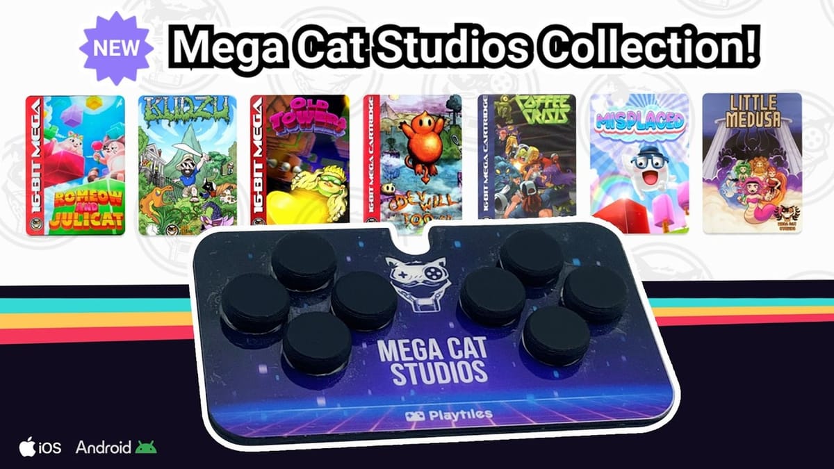 Mega Cat Studios is bundling seven retro games with a physical mobile controller