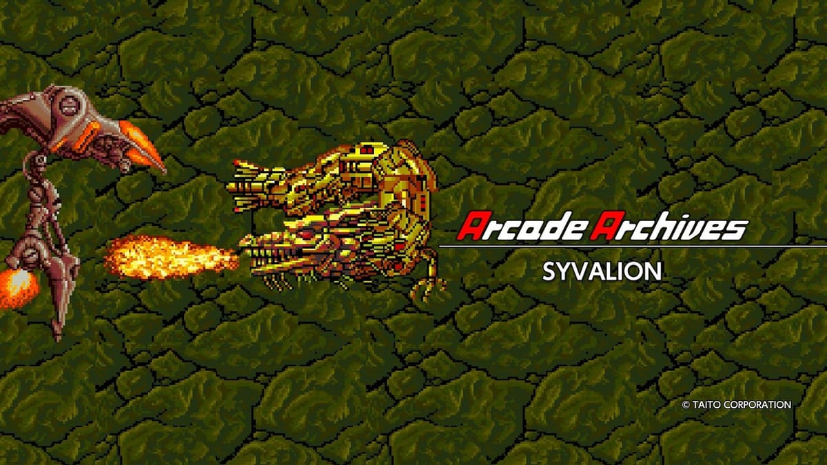 Taito's trackball dragon shooter Syvalion is coming to Arcade Archives