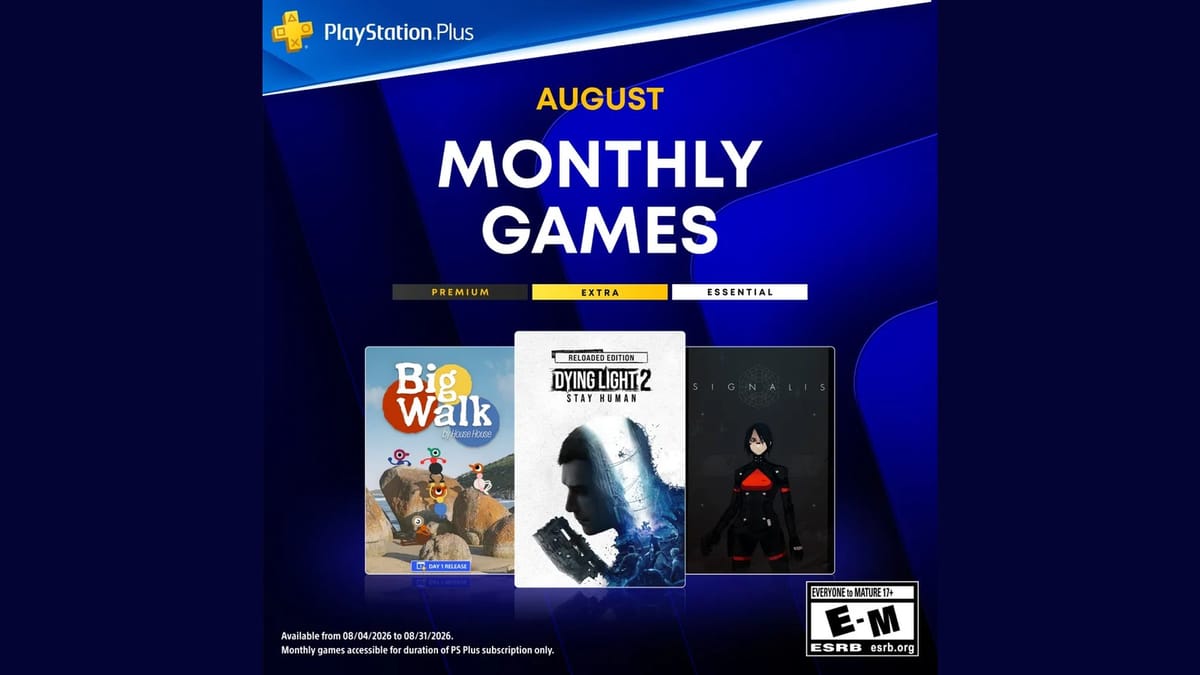 The 3 games hitting PlayStation Plus in August
