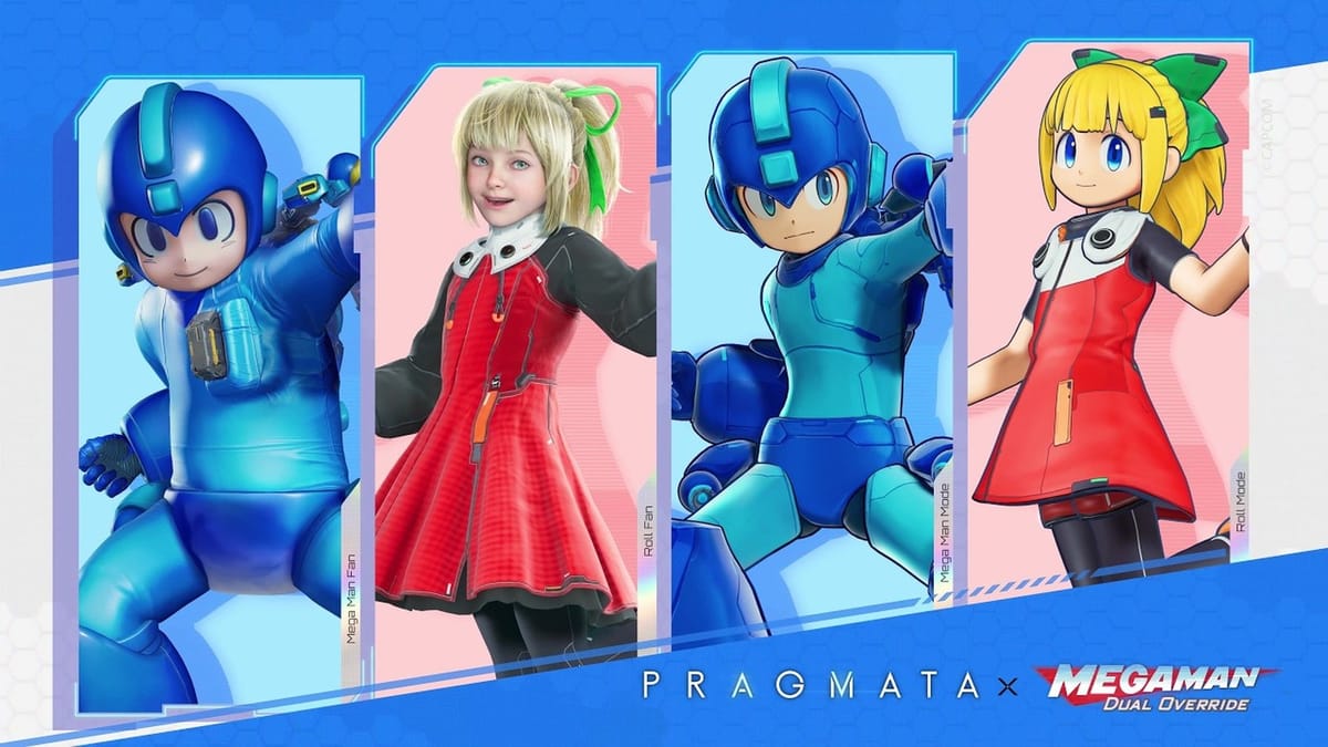 Pragmata adds free Mega Man and Roll crossover costumes today