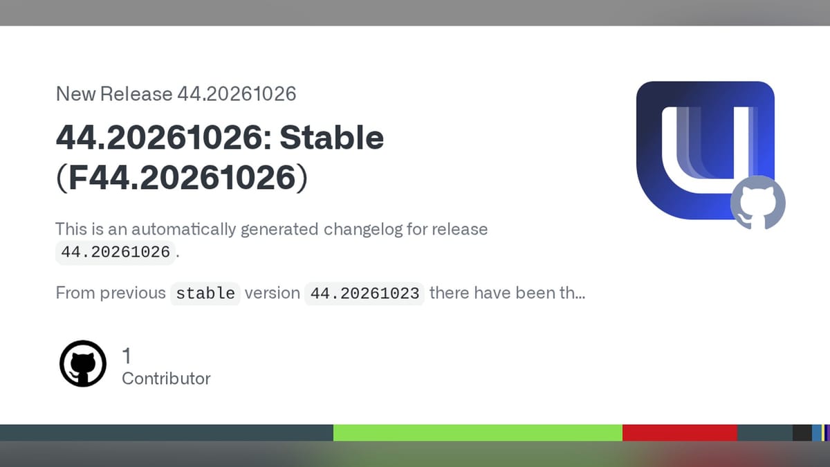 Bazzite 44.20261026 updates Gamescope to 3.17 and bumps the kernel